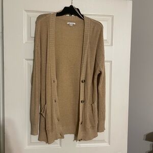 Tan/Beige American Eagle Cardigan